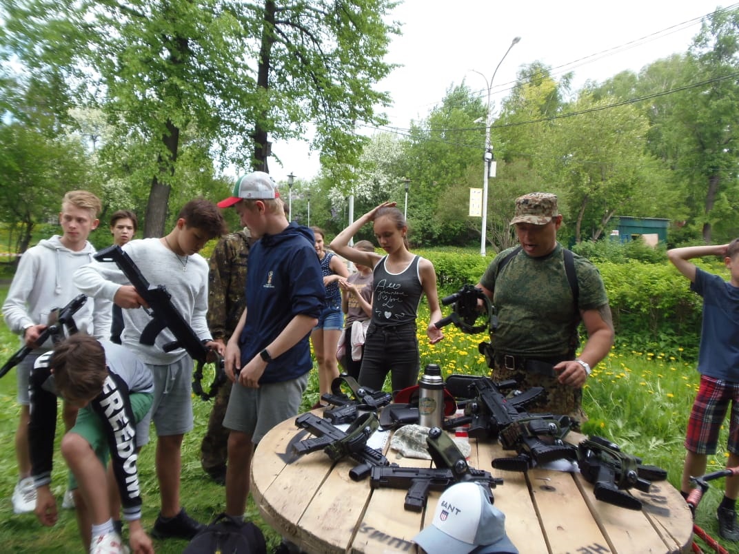 Презентация секции лазертага